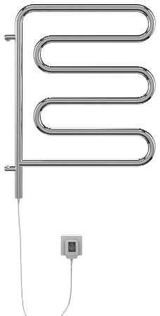 Электро 25 Ш-обр 450х570 поворотный Полотенцесушитель  TERMINUS Балашиха - фото 2