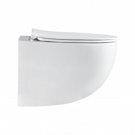 Подвесной унитаз безободковый Terminus Енисей Monolit 560х390 белый Балашиха - фото 4