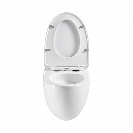 Подвесной унитаз безободковый Terminus Енисей Monolit 560х390 белый Балашиха - фото 5